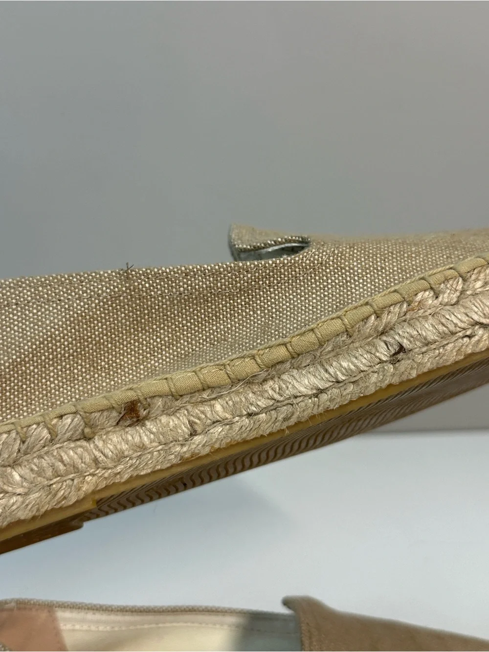 Soludos Platform Espadrille Smoking Slipper Classic Natural Size 7